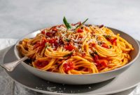 Fiery Tomato Spaghetti