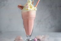 Velvety Strawberry Ice Cream Milkshake with a Surprising Twist