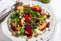 Nectarine & Arugula: A Basil-Infused Summer Salad