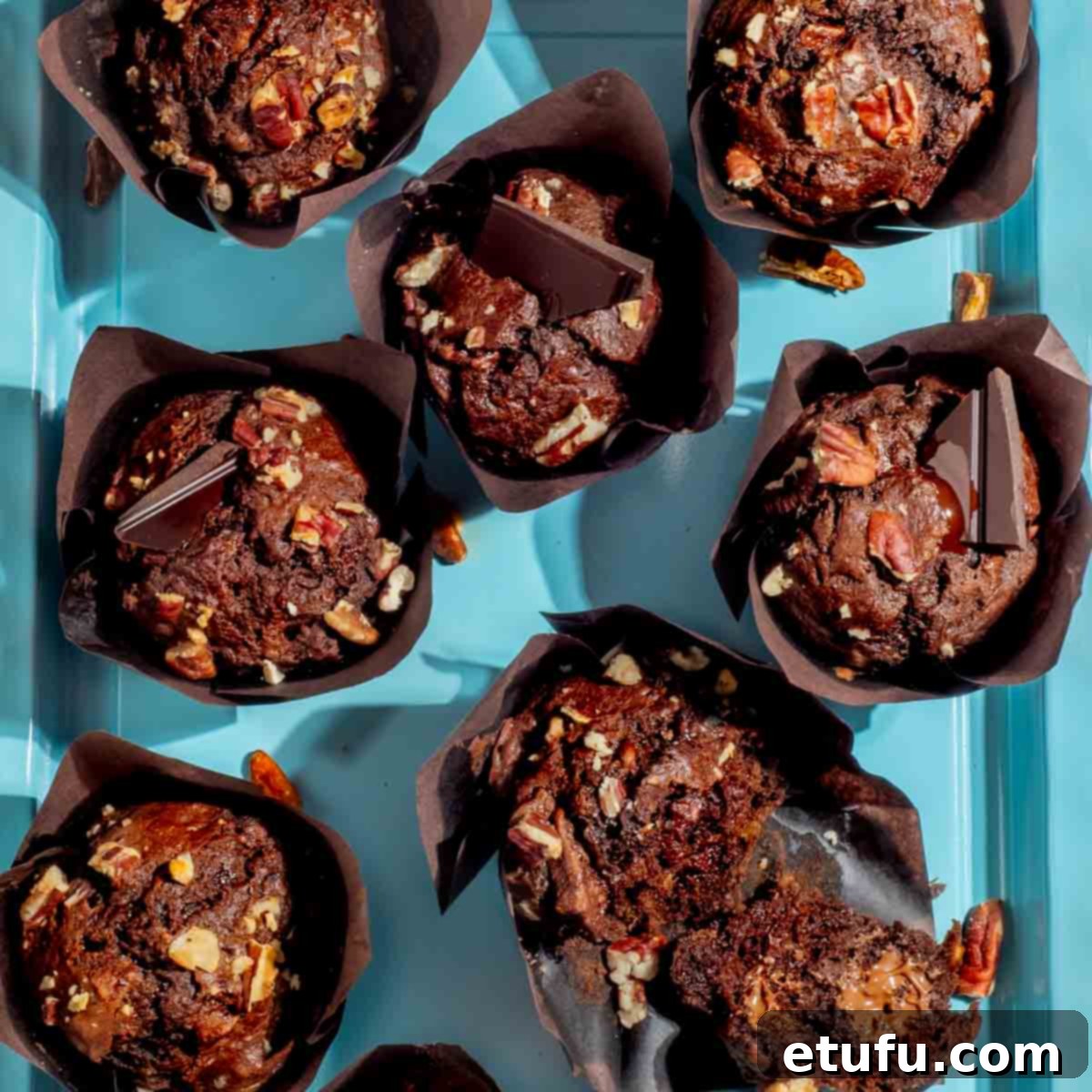 Golden Banana Chocolate Chunk Muffins 1 featured 233712