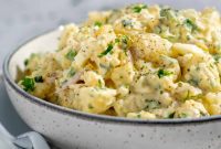 Luscious Condensed Milk Potato Salad