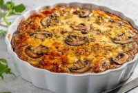 Savory Bacon and Mushroom Bake