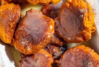 Golden Pumpkin Fritters with Silky Caramel Drizzle