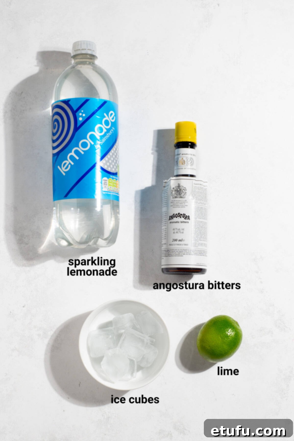 Lemon lime bitters ingredients.