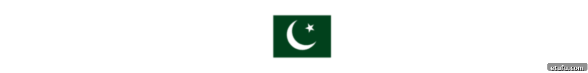 The national flag of Pakistan, a green field with a white vertical stripe on the hoist side and a white star and crescent moon.