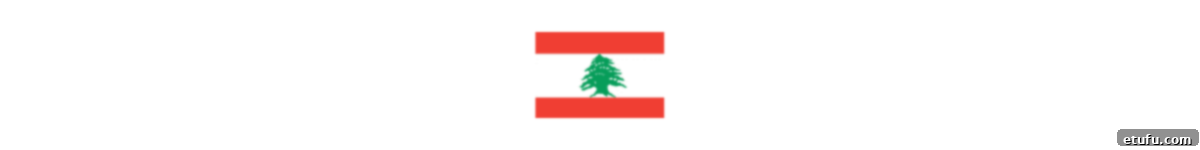 Lebanon flag.
