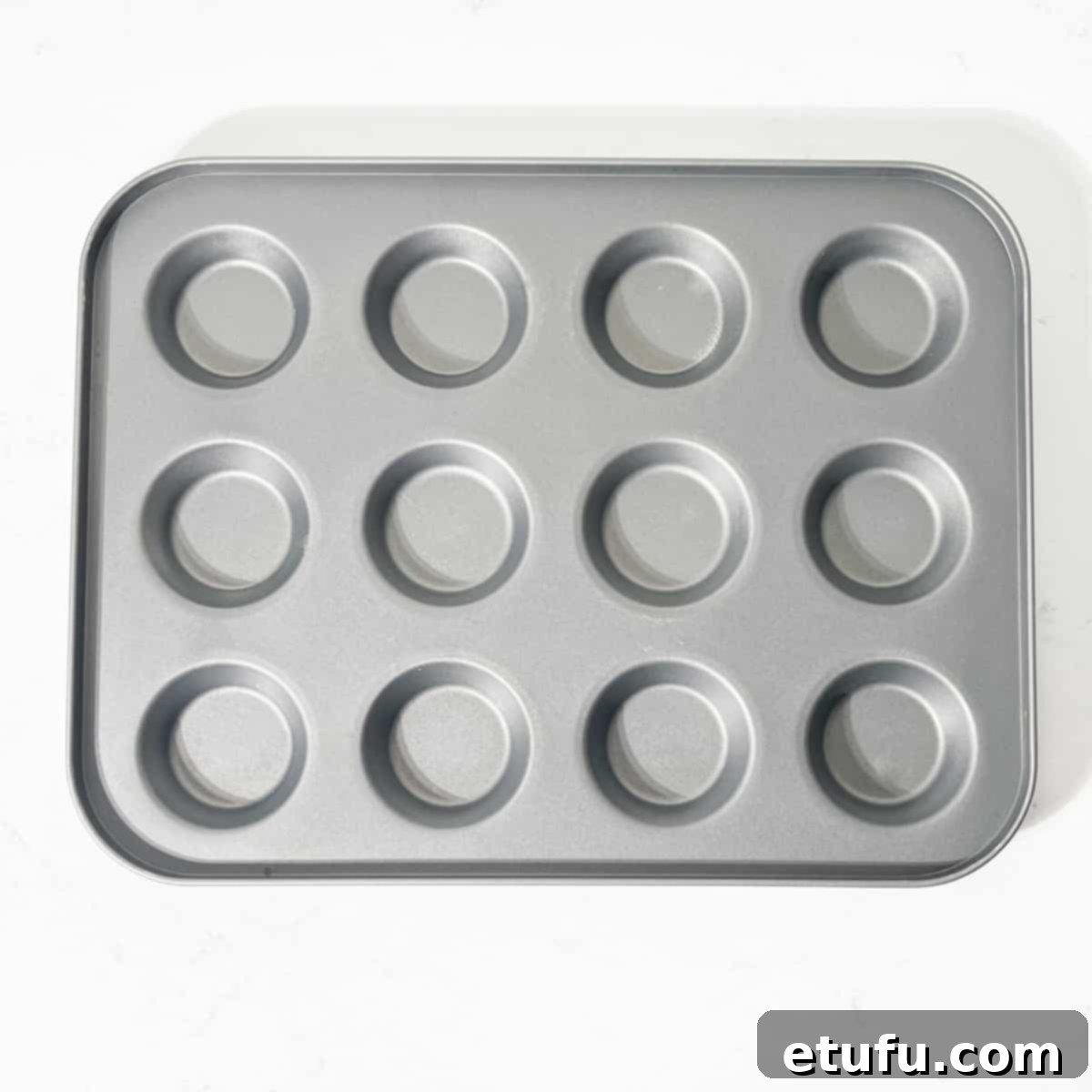 A 12-hole fairy cake tin, perfect for baking individual mince pies.