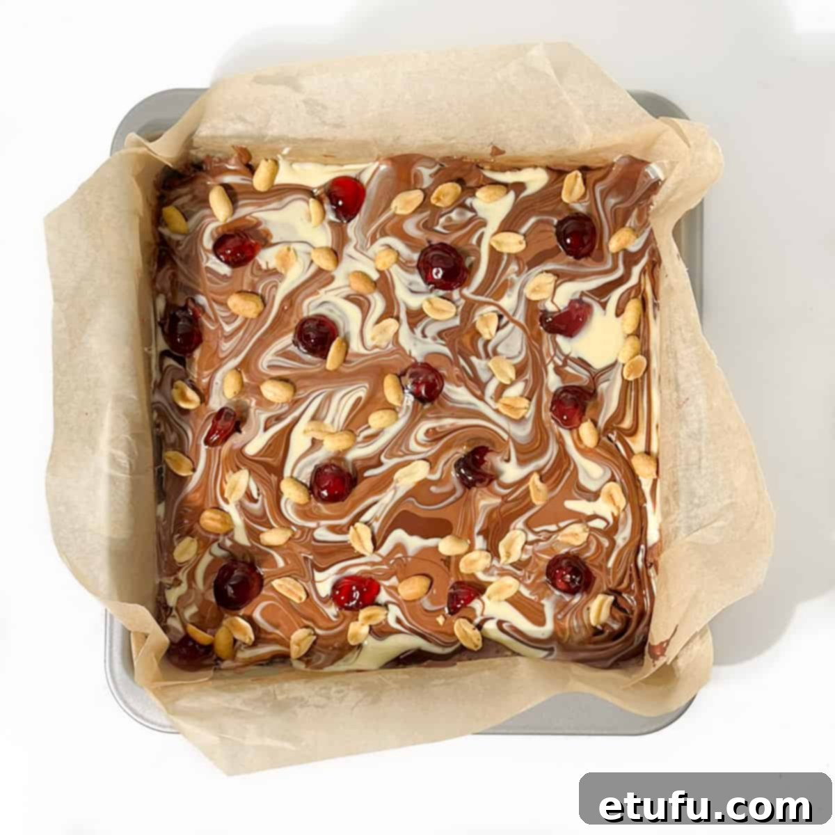 Prepared tiffin ready to go into the fridge.