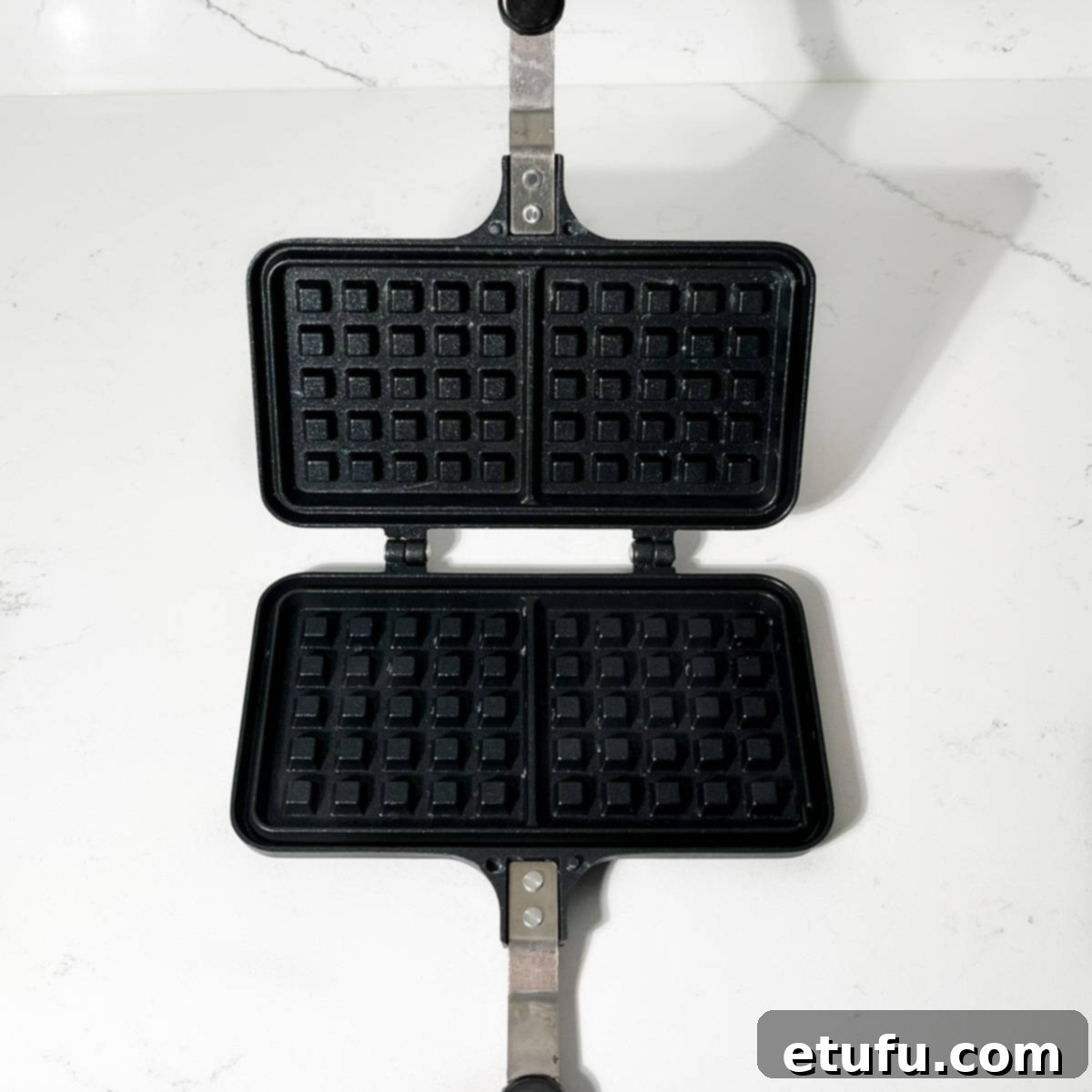 A waffle pan.